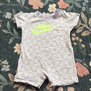Nike Kids Purple Heart Romper 12m
